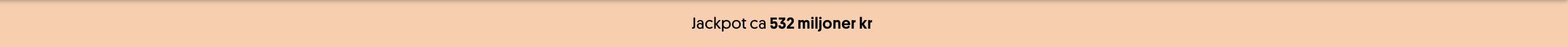 Eurojackpot – Jackpot ca 532 miljoner kr