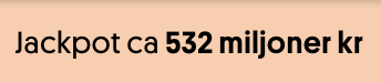 Eurojackpot Jackpot 532 miljoner kr